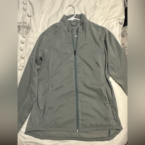 adidas Women's light green Lightweight Jacket - Picture 2 of 5